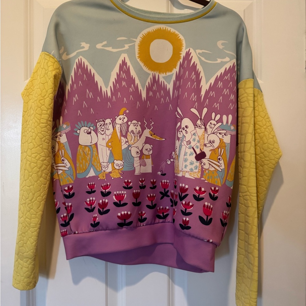 Colorful Graphic Women's Sweater